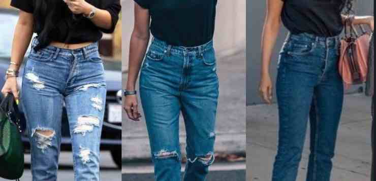 Какой образ с джинсами выглядит стильнее?
